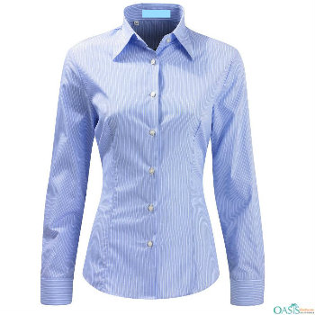 Blue Ladies Professional Uniform Shirts Wholesaler USA,