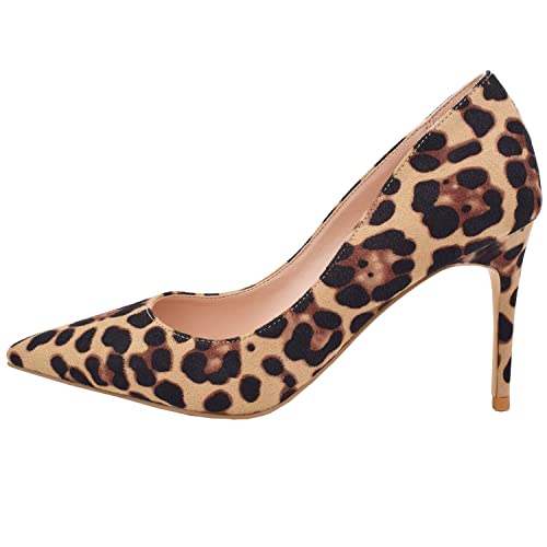Leopard Heels: Amazon.c