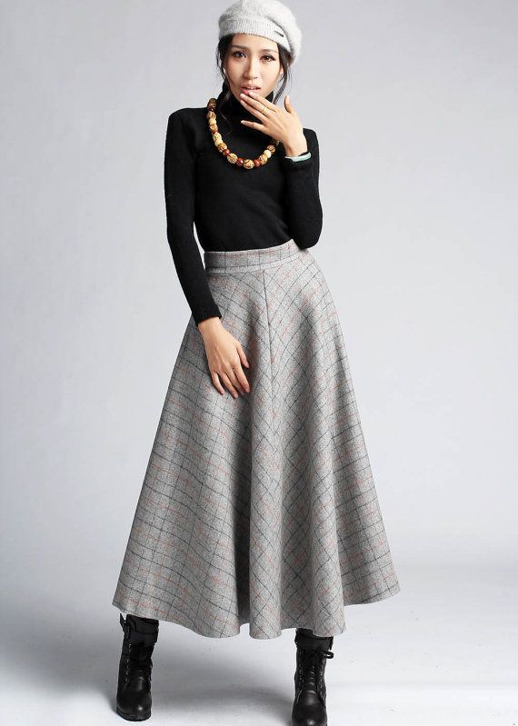 Style Files: Winter Skirts | Long skirt outfits, Maxi skirt winter .