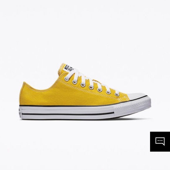 Converse Shoes | Yellow Chuck Taylor All Star Low Top | Poshma