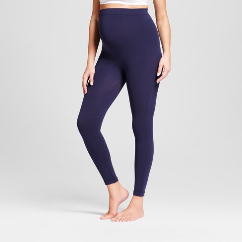 Maternity Seamless Footless Tight Belly Leggings - Isabel .