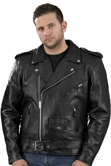 Mens Leather Motorcycle Made in the USA and Imported Leather Biker .