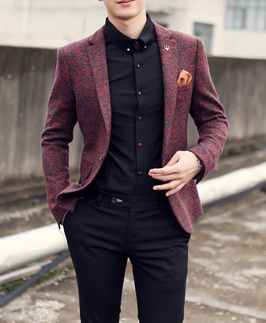 Mens Clothing | Blazer | Men's Cotton & Wool Casual Blazer | Mens .