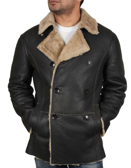 Men's shearling sheepskin jacket - RM | Benz Leath