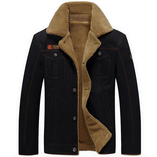 Mountainskin Winter Warm Jackets Thick Fleece Men's Coats Casual .