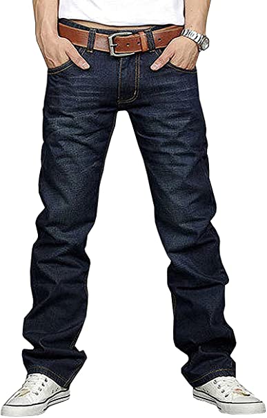 Newfacelook Men's Designer Jeans Casual Denim Mens Pant Trousers .