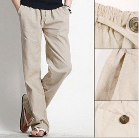Men's Linen Pants | Model pakaian pria, Gaya pr