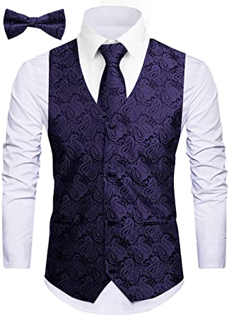 Amazon.com: WANNEW Mens Vest Suit Vests Tuxedo Vest Vest for Men .