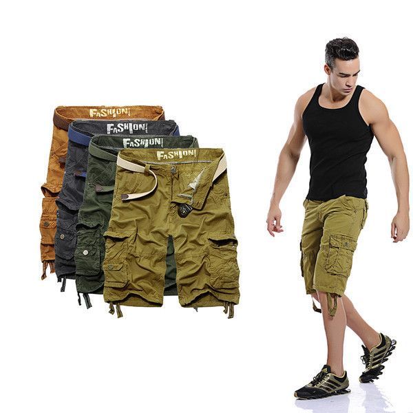 Mens thick cargo shorts for the stylishmen - Modern design offers .