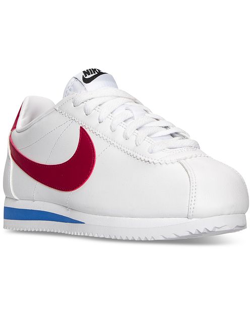 Nike Women's Classic Cortez Leather Casual Sneakers from Finish .