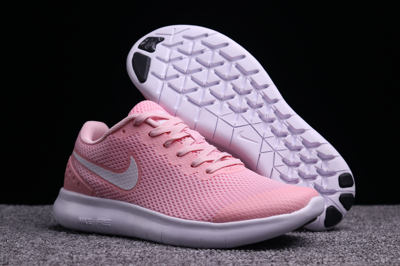 Women's Nike Free Run 6. 0 Pink White Girls Running Shoes .