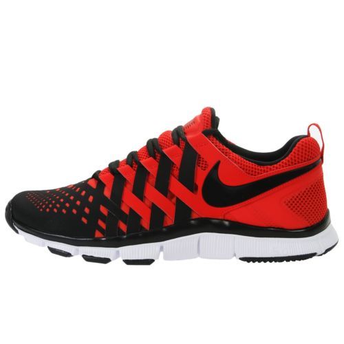 Nike Mens Free Trainer 5 0 V5 Red Black Woven Running Shoes 579809 .