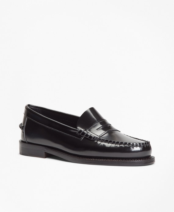 Leather Penny Loafers - Brooks Brothe
