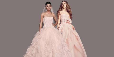 15 Pretty Pink Wedding Dresses 2020 - Blush and Pink Wedding Gow