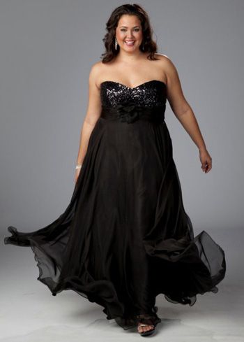 Be Exceptional With Black Wedding Dresses | Plus size evening gown .