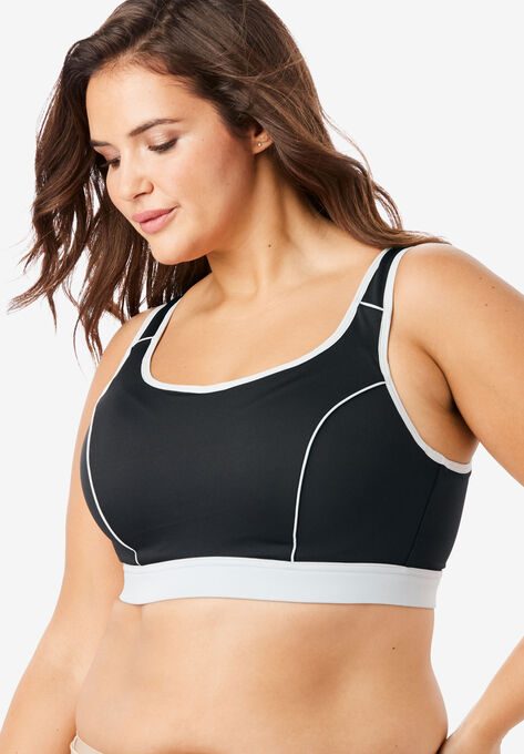 High-Impact Underwire Sport Bra by Comfort Choice®| Plus Size .