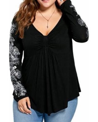Shopping Special for Women's Plus Size Tops Long Sleeve Blouse .