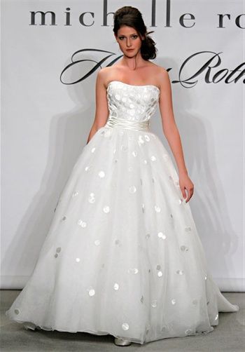 4706 | Polka dot wedding dress, Wedding dresses, Princess ball gow