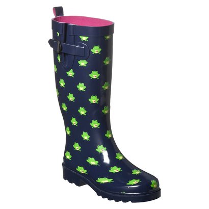 $32.99 ON-LINE ONLY Women's Frog Rain Boots - Navy Free shipping .