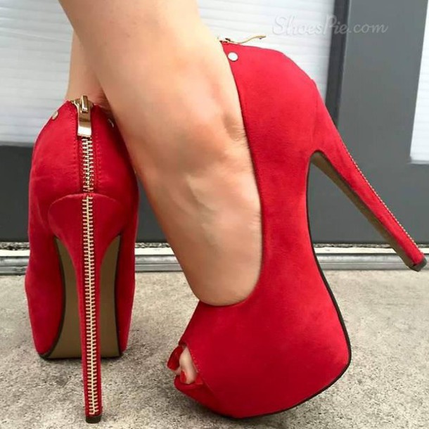 shoes, red, high heels, red heelsr, red high heels, heels, red .
