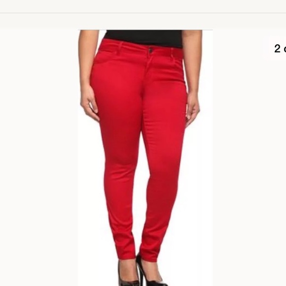 torrid Jeans | New Red Skinny Size 22 | Poshma
