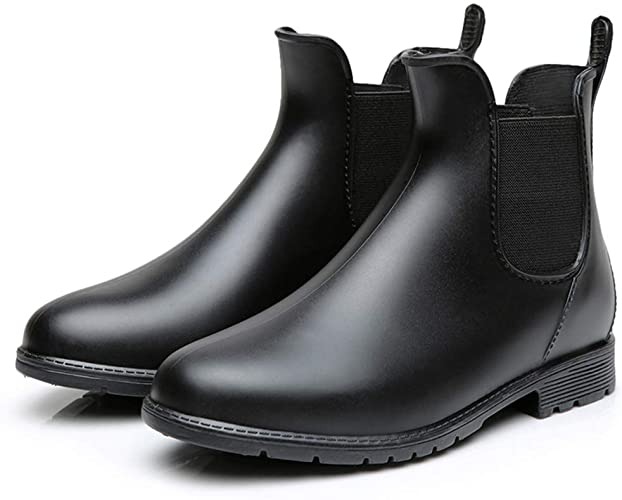 Amazon.com | Buganda Women's Short Rain Boots - Waterproof Non .