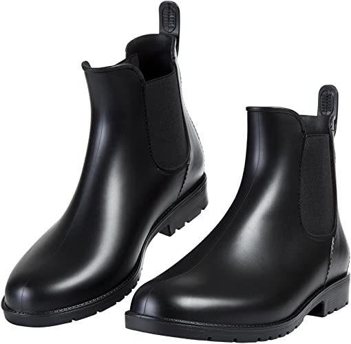 Amazon.com | Asgard Women's Ankle Rain Boots Waterproof Chelsea .