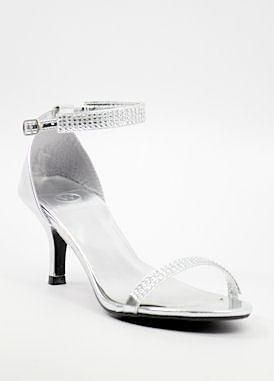Prom Shoes Silver (Style 800-53) | Bridesmaid shoes, Bridal .