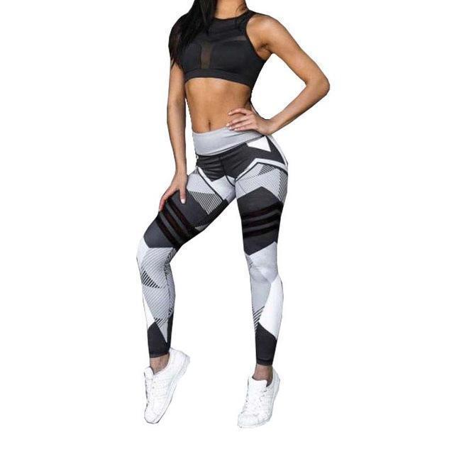 Calofe Stylish Fitness Yoga Sport Pants Womens Sport Leggings .