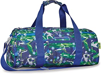 Amazon.com | Bixbee Kids Duffle Bag Soccer Star Blue School Bag .