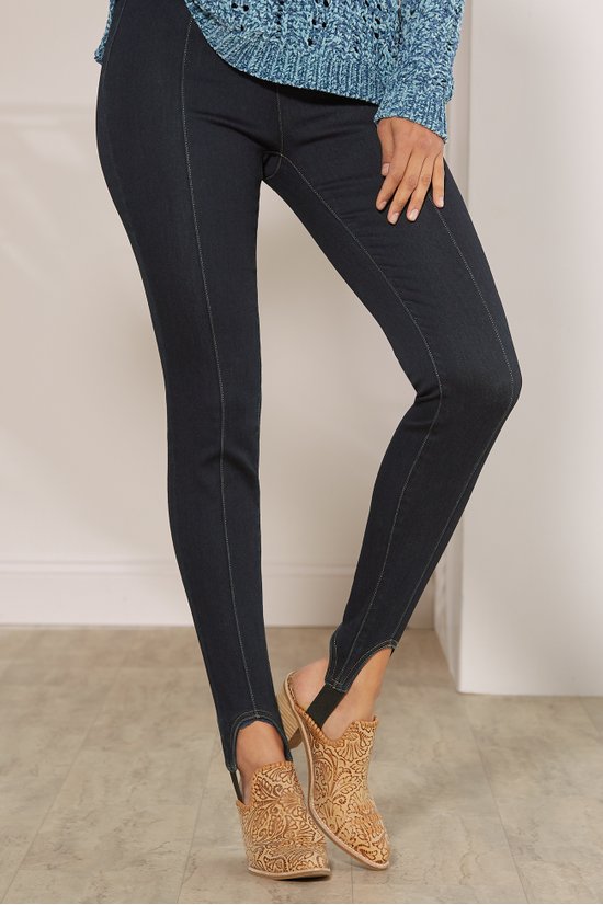 Denim Lean Line Stirrup Pants - Womens Jeans | Soft Surroundin