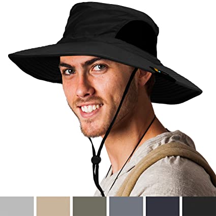 Amazon.com : SUN CUBE Premium Boonie Hat | Wide Brim Adjustable .