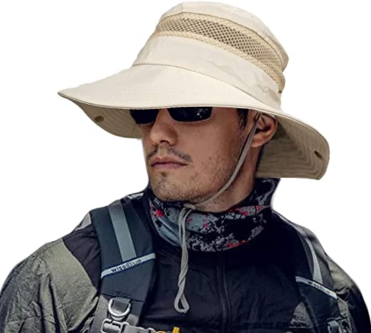Amazon.com: Mens Summer Hats Sun Protection Outdoor Fishing Hat .