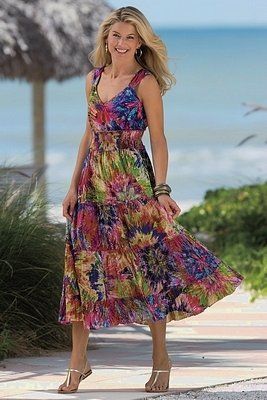 Fashion Tips for Women Over 50 | Summer dresses for women .