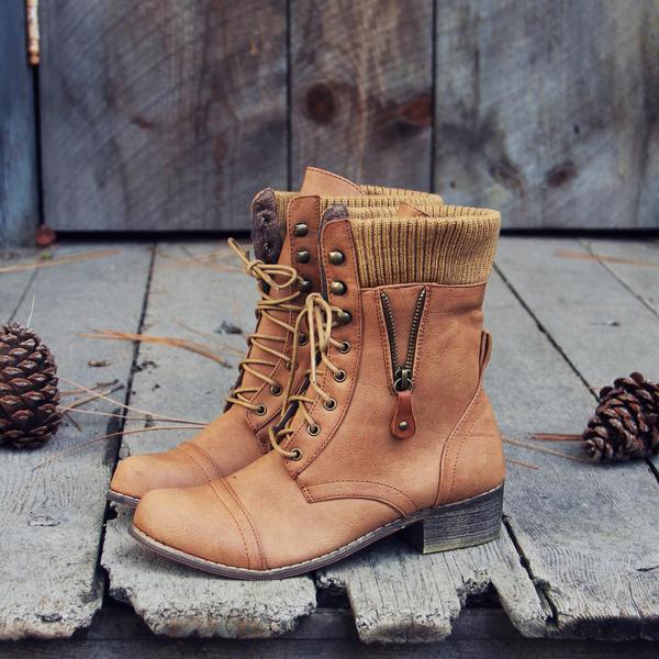 Heirloom Sweater Boots, Sweet & Rugged boots from Spool No.72 .