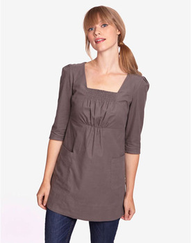 Women Ladies Short Sleeve Cotton Tunic Tops - Buy Tunic Tops .