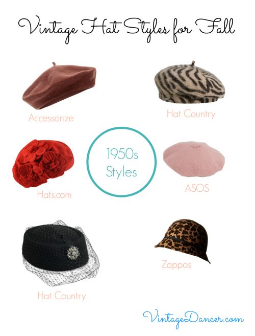 Vintage Hat Styles for Fall/Wint