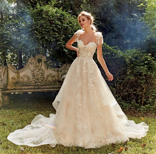 Ball Gown Embroidered Wedding Dress | Kleinfeld Brid