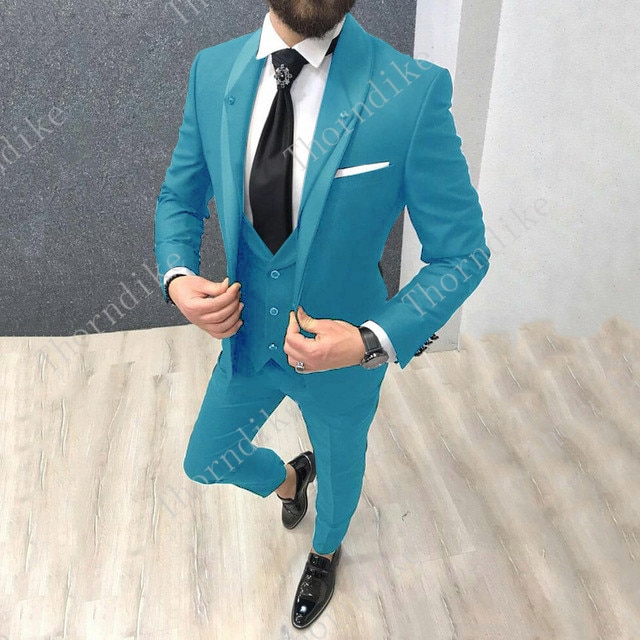 Men Suit 2019 Wedding Suits For Men Shawl Collar 3 Pieces Slim Fit .