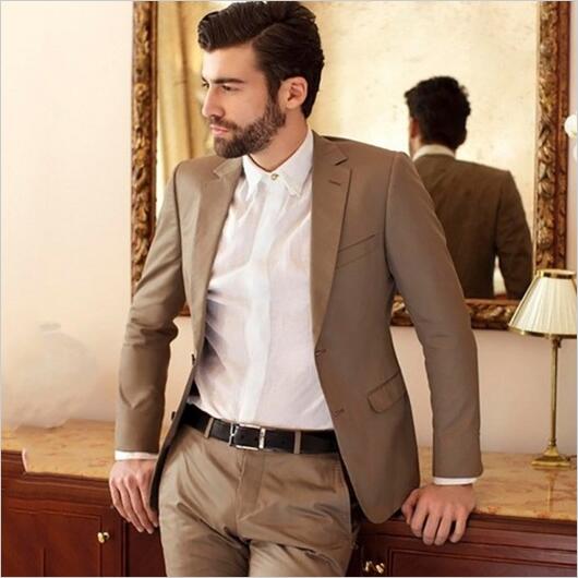 Latest Design Brown Suit Men Wedding Suits For Men Groom Custom .