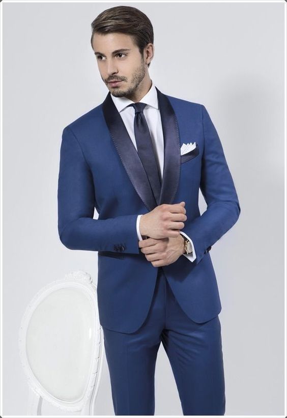 Pinterest | Blue suit wedding, Men suits blue, Wedding suits m