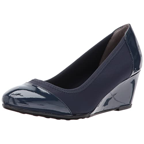 Navy Blue Wedge Shoes: Amazon.c