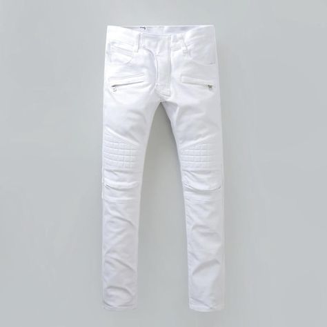 Plus 40 Size New Luxury Balmain Jeans Men Brand Designer Denim .