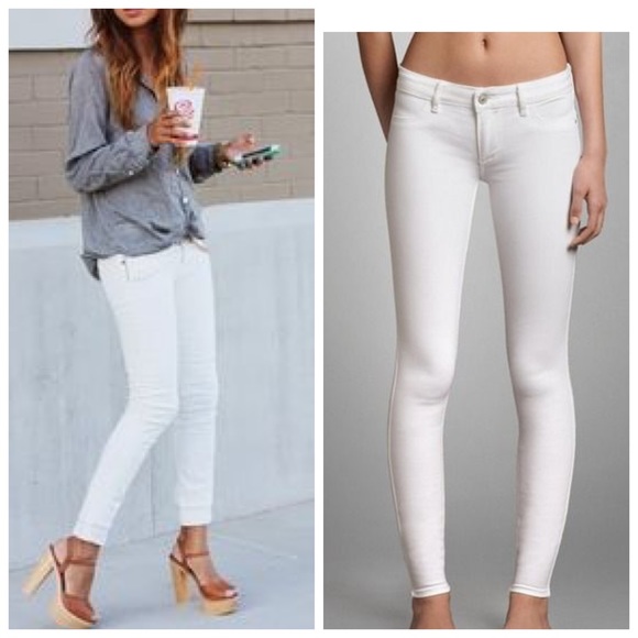 Boutique Pants | White Skinny Jeans Jeggings Size Large | Poshma