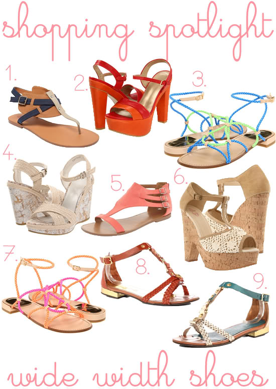 Shopping Spotlight: Wide Width Summer Sandals - Curvy Girl Ch