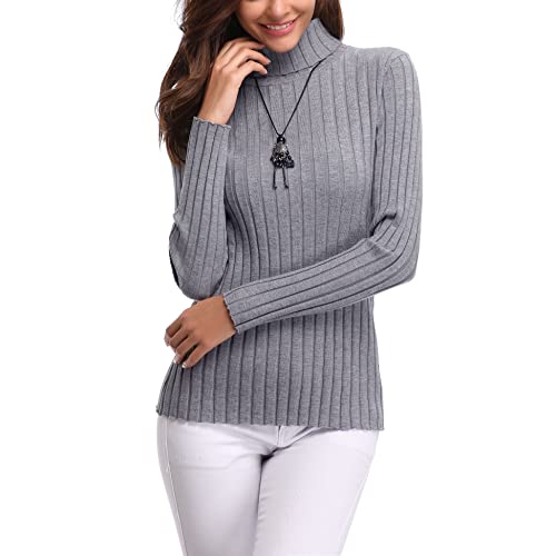 Women's Turtleneck Sweater: Amazon.c
