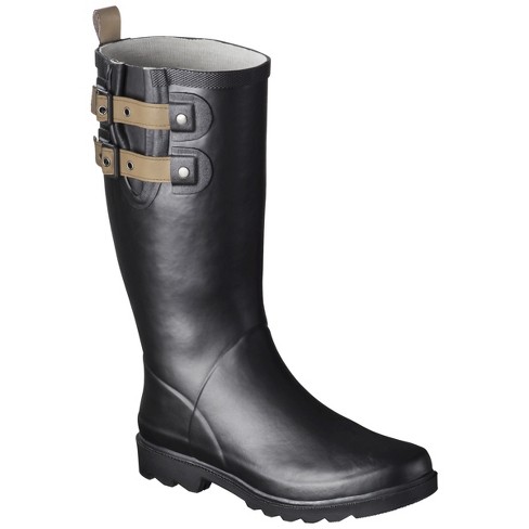 Women's Premier Tall Rain Boots - Black 6 : Targ