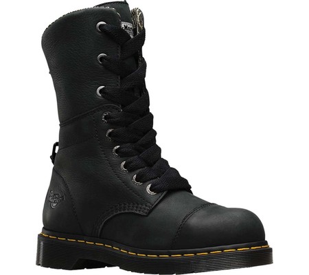 Womens Dr. Martens Leah Steel Toe Boot - FREE Shipping & Exchang