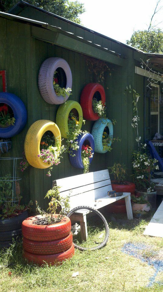 Creative Ways to Use Tires in Your Garden