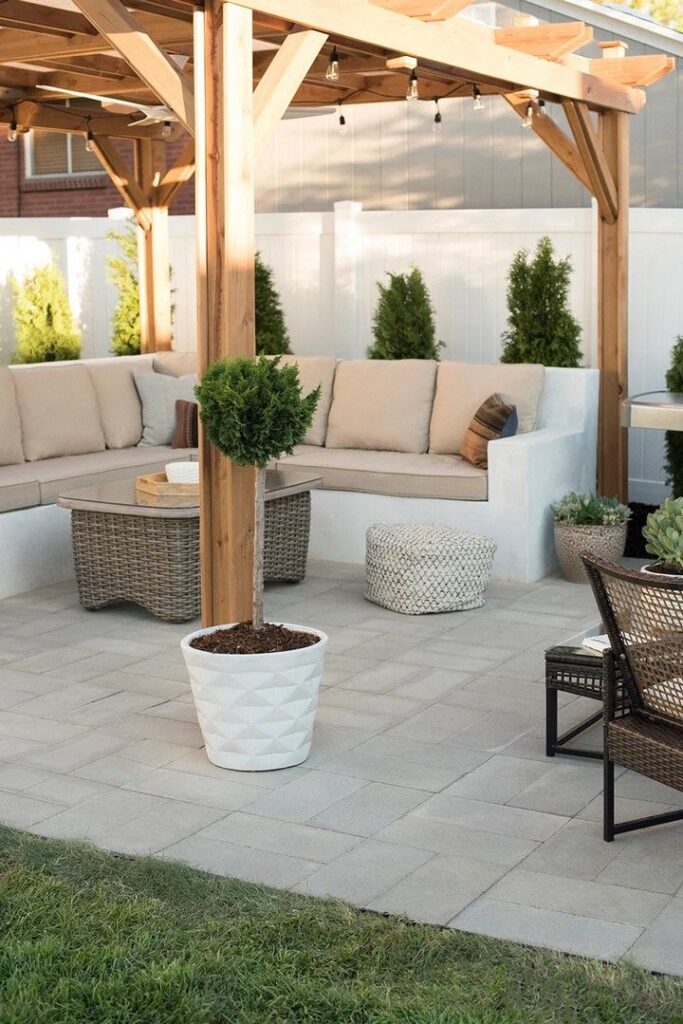 paver patio ideas on a budget